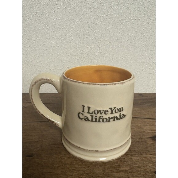SF Mercantile I Love You California Bear Mug State Song Tea Cup Coffee Mug - Picture 2 of 14